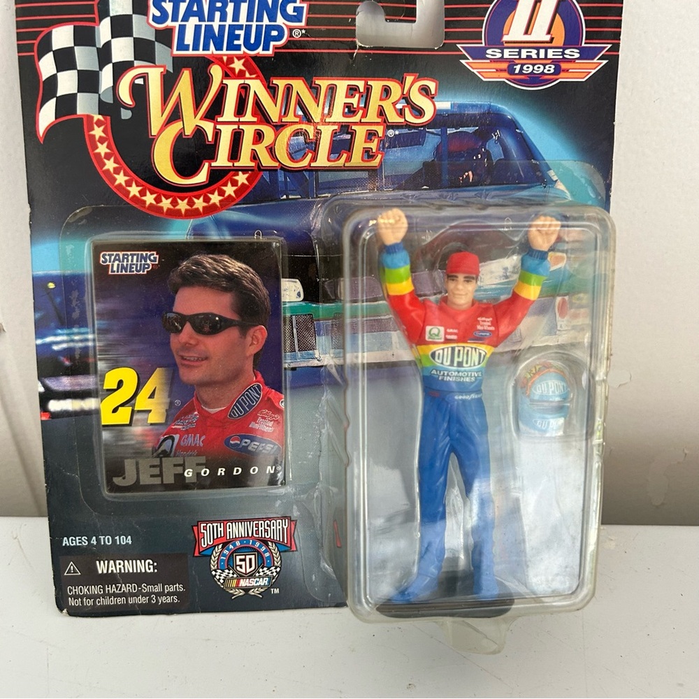 1998 Starting Lineup Winners Circle Jeff Gordon 50th Anniversary‎ #24